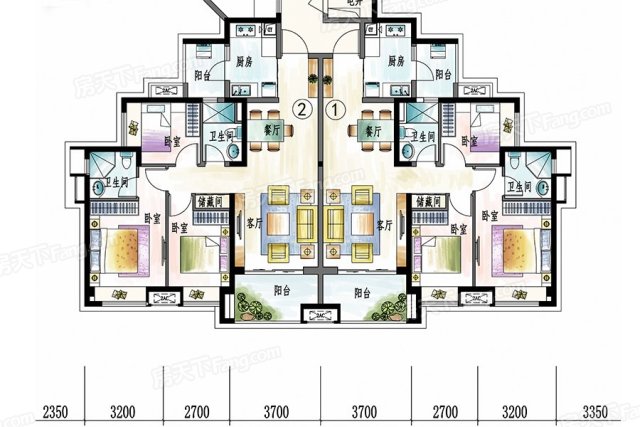 中山保利林语 VS 福晟钱隆华府谁是你的菜(图3)